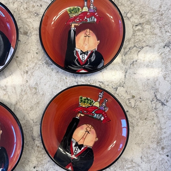 Certified International - Tracy Flickinger set of 8‎ saucers - Picture 6 of 10